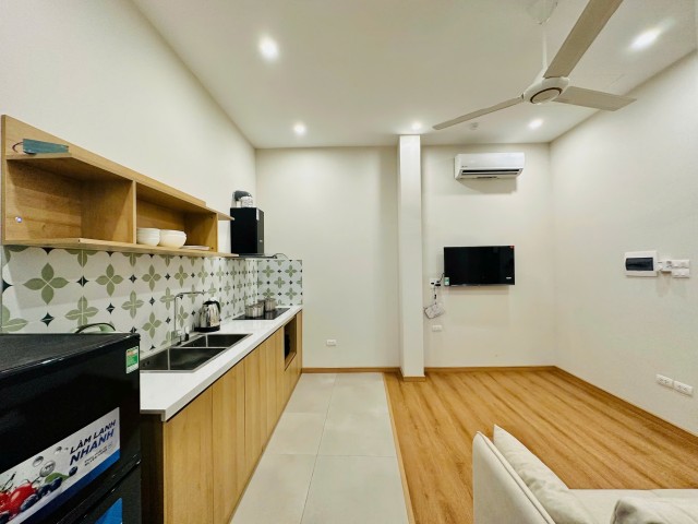 Budget new 1 bedroom apartment for rent on To Ngoc Van, Tay Ho, Hanoi ID 0310