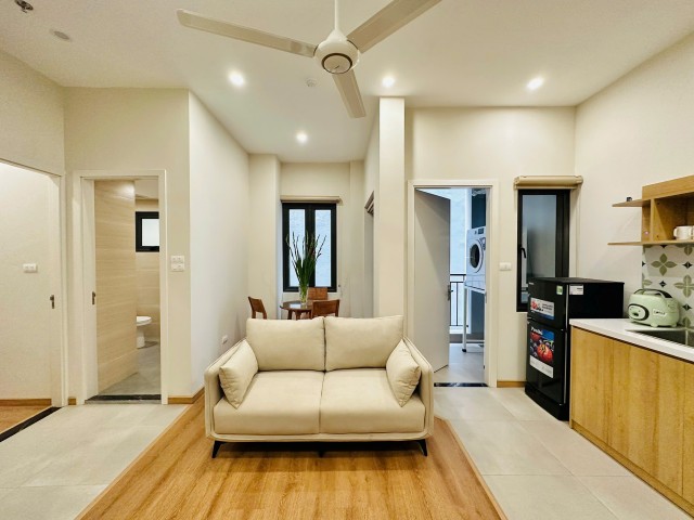 Budget new 1 bedroom apartment for rent on To Ngoc Van, Tay Ho, Hanoi ID 0310