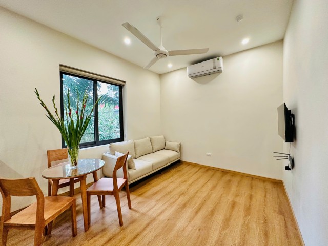 Budget bright 1 bedroom apartment for rent on central To Ngoc Van, Tay Ho, Hanoi ID 0311