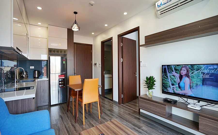 Bright and affordable 1 bedroom apartment for rent on Tay Ho street, Tay Ho, Hanoi ID 0319