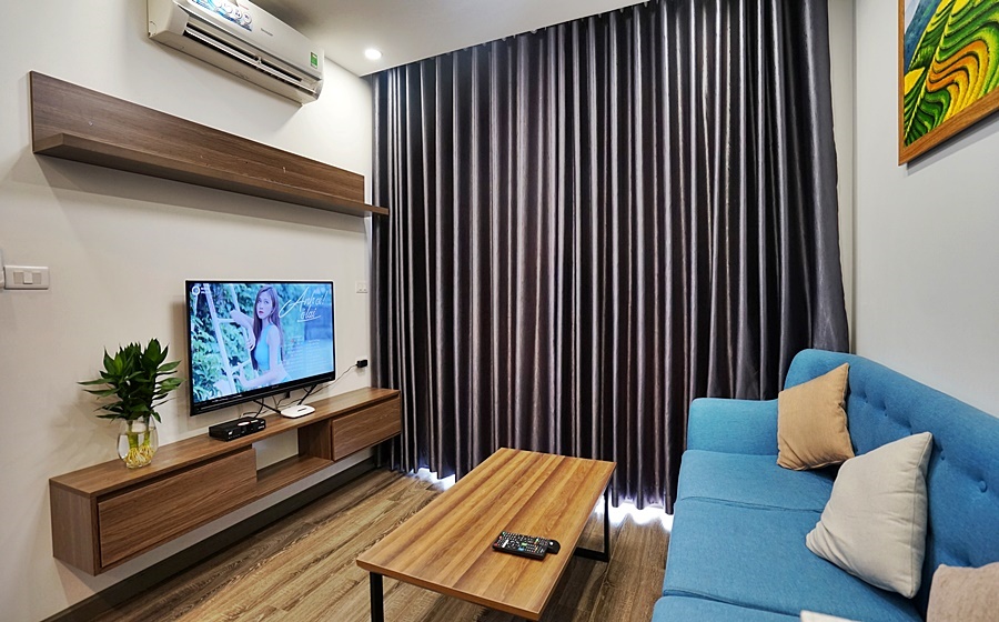 Bright and affordable 1 bedroom apartment for rent on Tay Ho street, Tay Ho, Hanoi ID 0319