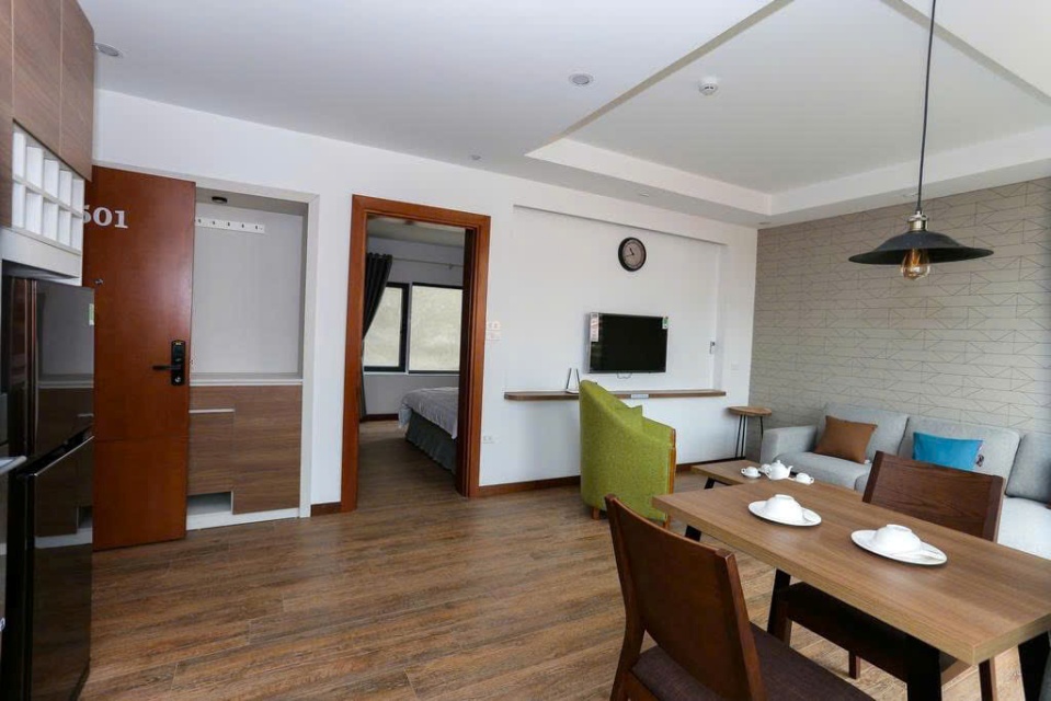 Centrally located and nice one bedroom apartment for rent on Tay Ho street, Tay Ho, Hanoi ID 0320