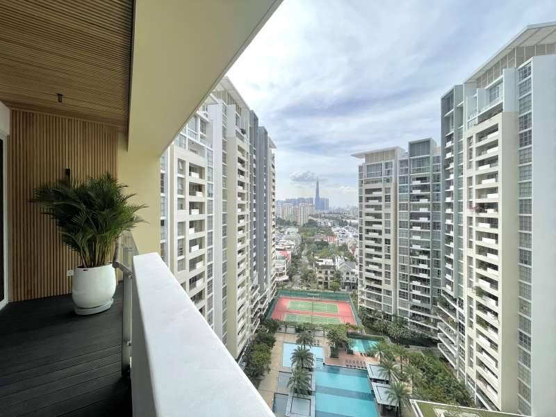 Modern 3-bedroom apartment in The Estella for rent in District 2